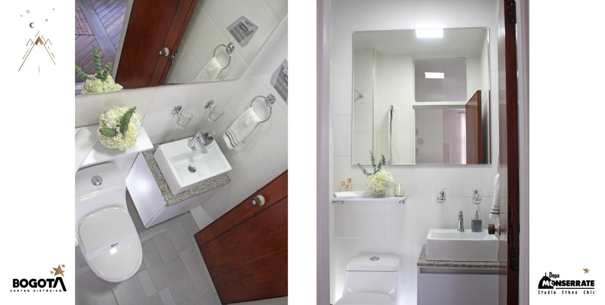 בוגוטה Depa Monserrate - Charming Historic Nest With Breathtaking Mountain Views - Apartaestudio מראה חיצוני תמונה
