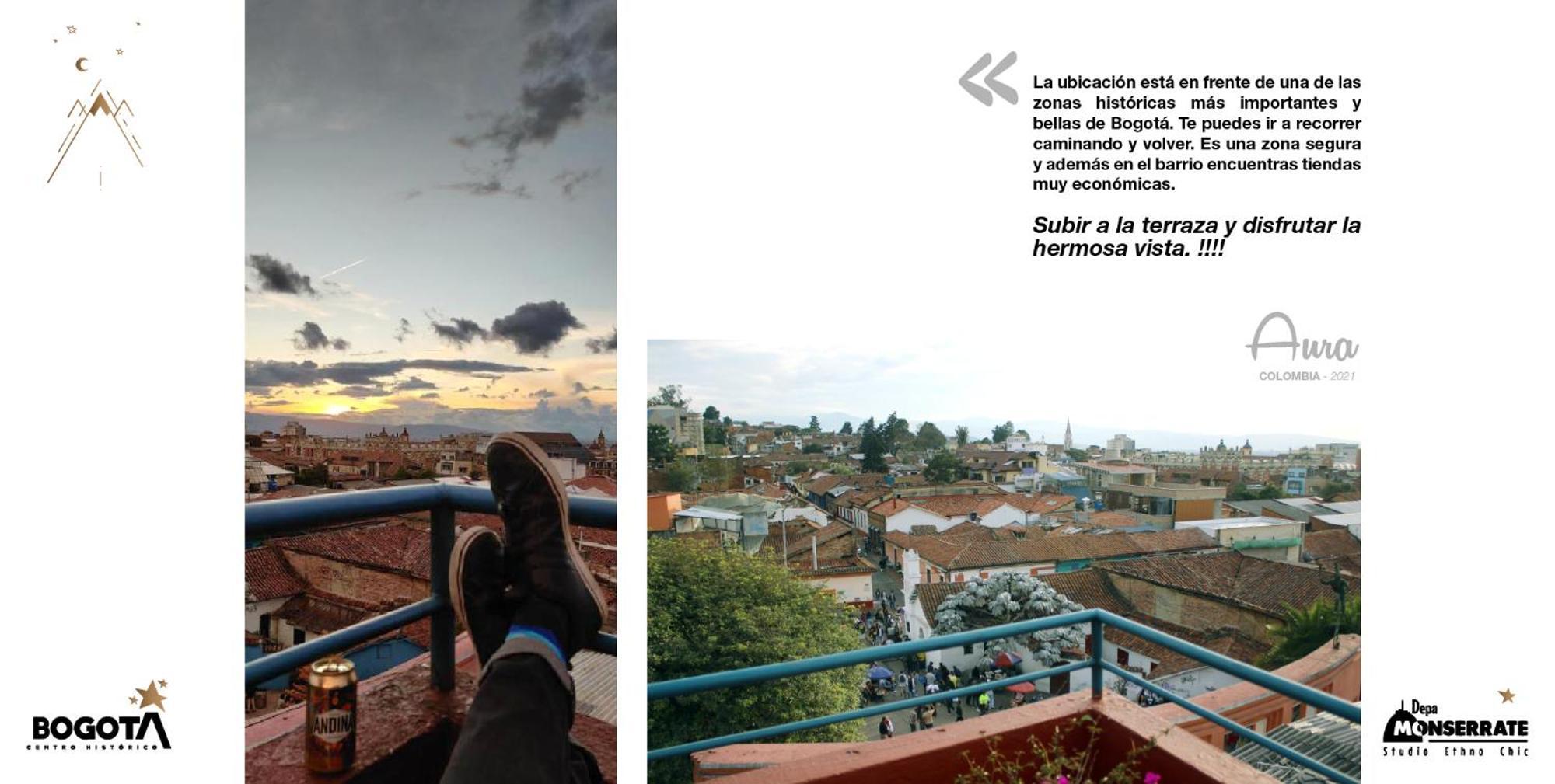 בוגוטה Depa Monserrate - Charming Historic Nest With Breathtaking Mountain Views - Apartaestudio מראה חיצוני תמונה