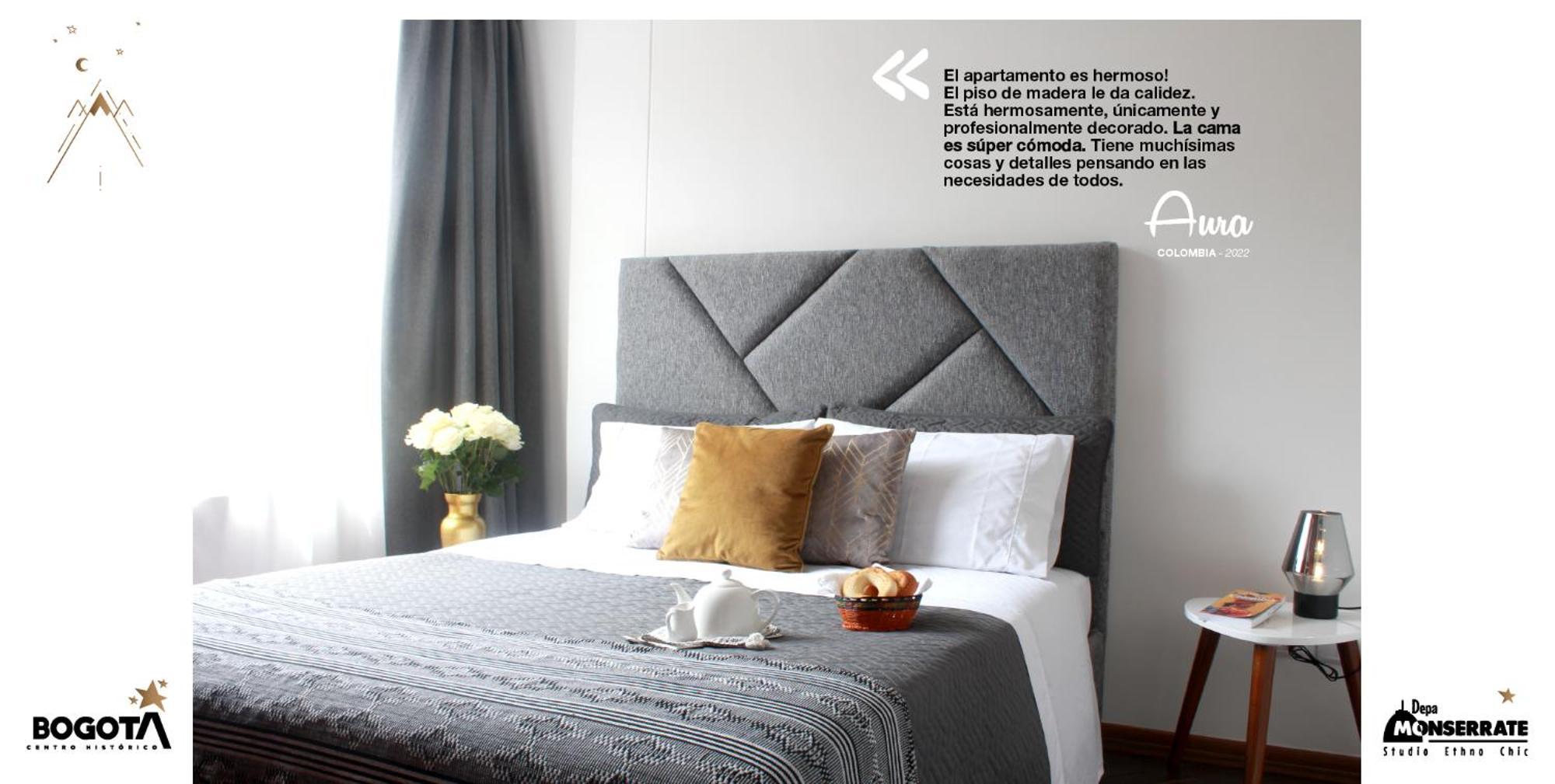 בוגוטה Depa Monserrate - Charming Historic Nest With Breathtaking Mountain Views - Apartaestudio מראה חיצוני תמונה